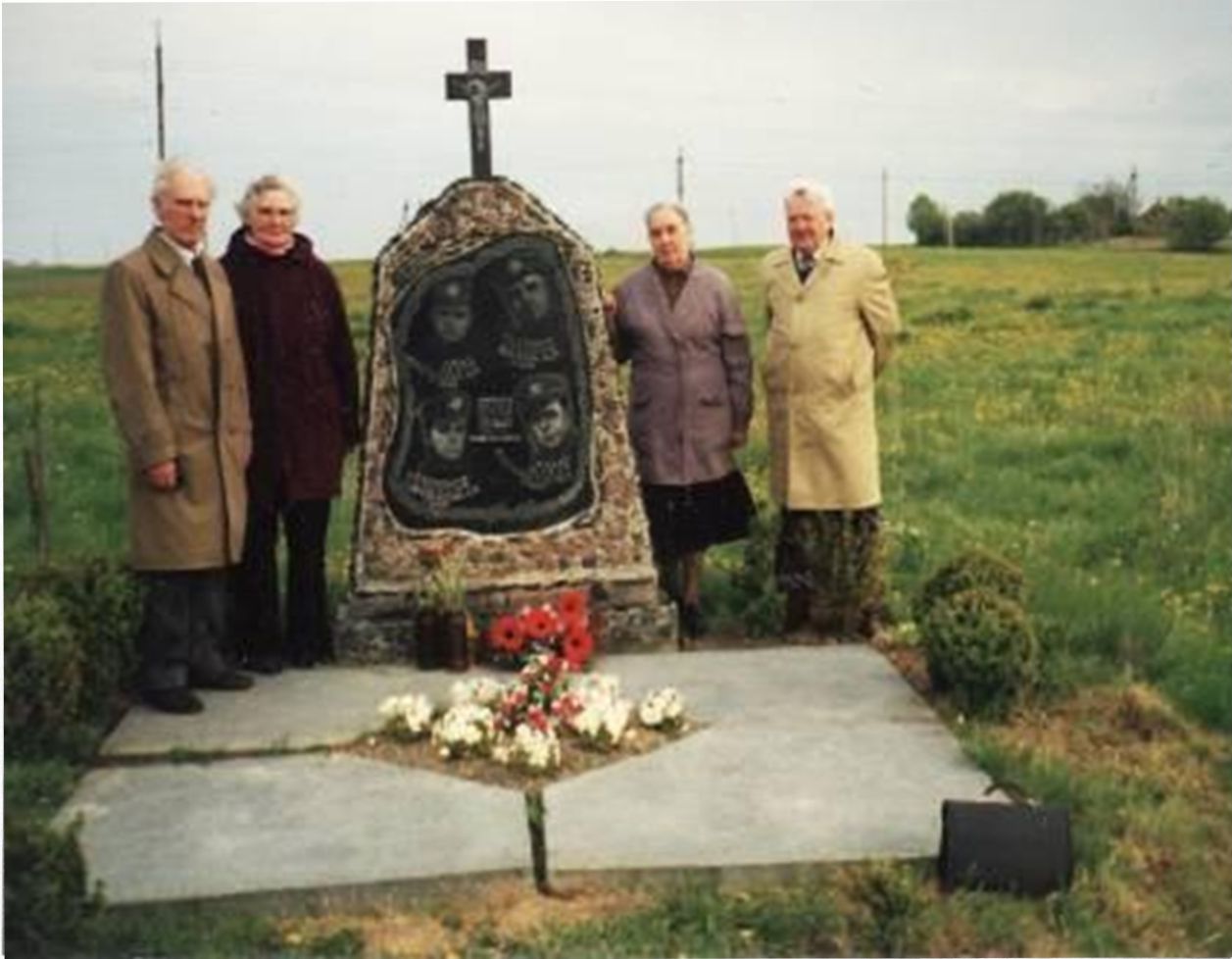 Paminklas buvusios Antano Misiūno sodybos vietoje